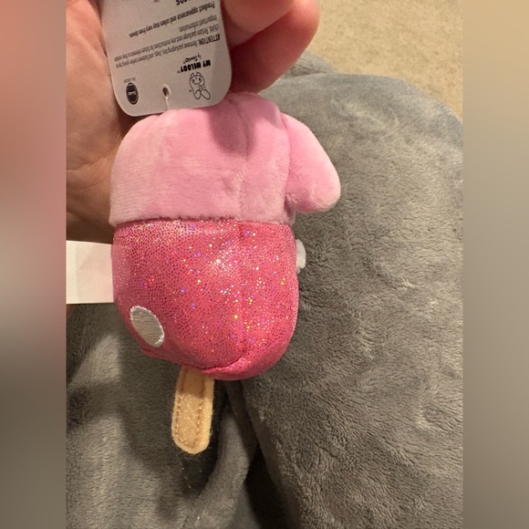 Nwt my melody sparkly plush bag charm - Picture 3 of 4